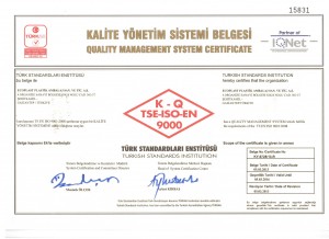 Ecoplast-TSE ISO EN 9001 belge